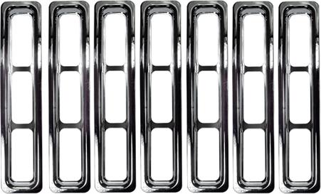 ASP-Eberle Grilblende Kühlergrill Chrom Kühlergrilleinsatz Jeep Wrangler TJ 96-06 SH7511