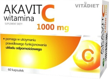 VITADIET AKAVIT Vitamin C 1000 mg 60 Kapseln