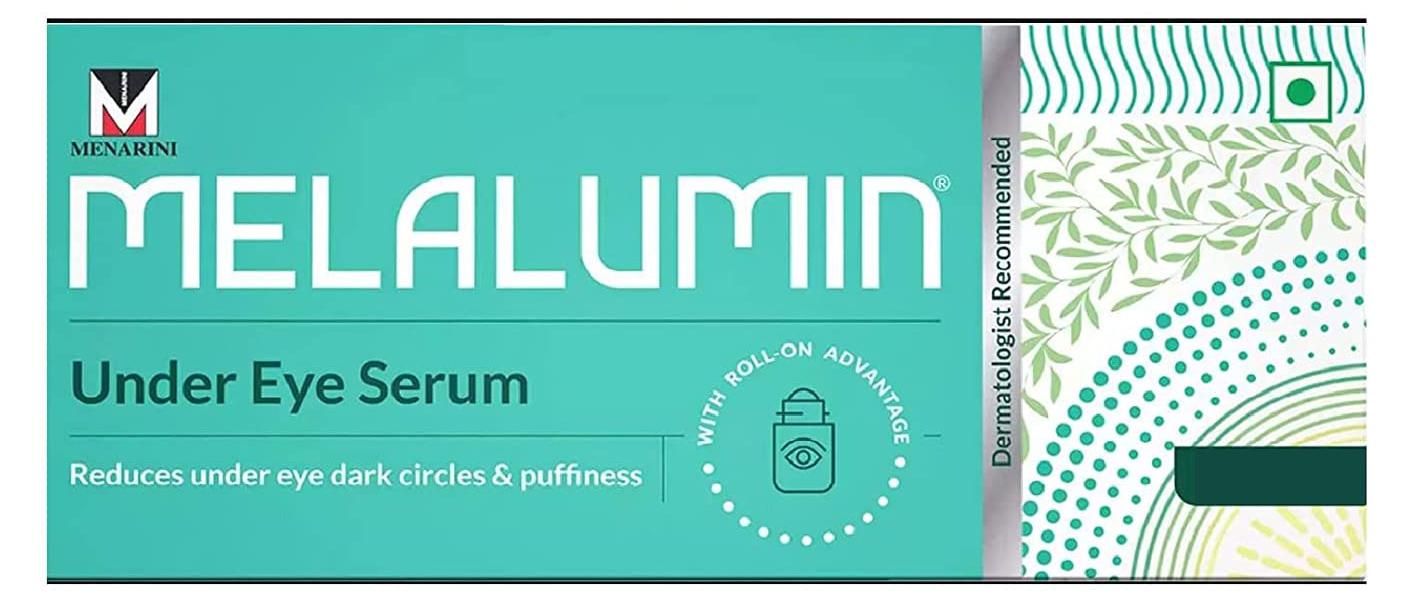 Serum, Menarini, Melalumin Under Eye, Anti-Schwellungen und Schwellungen unter den Augen, 15ml
