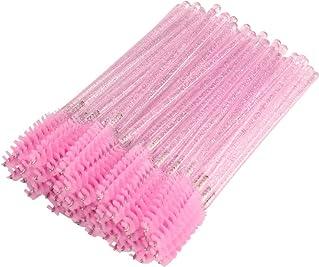 Akhan ATOMUS 100 Stücke Mascara Pinsel Einweg Mascara Stäbe Applikator Wimpernbürsten Wimpern Make-Up Applikatoren Kosmetik Pinsel Kit (100pcs Pink) 174803104