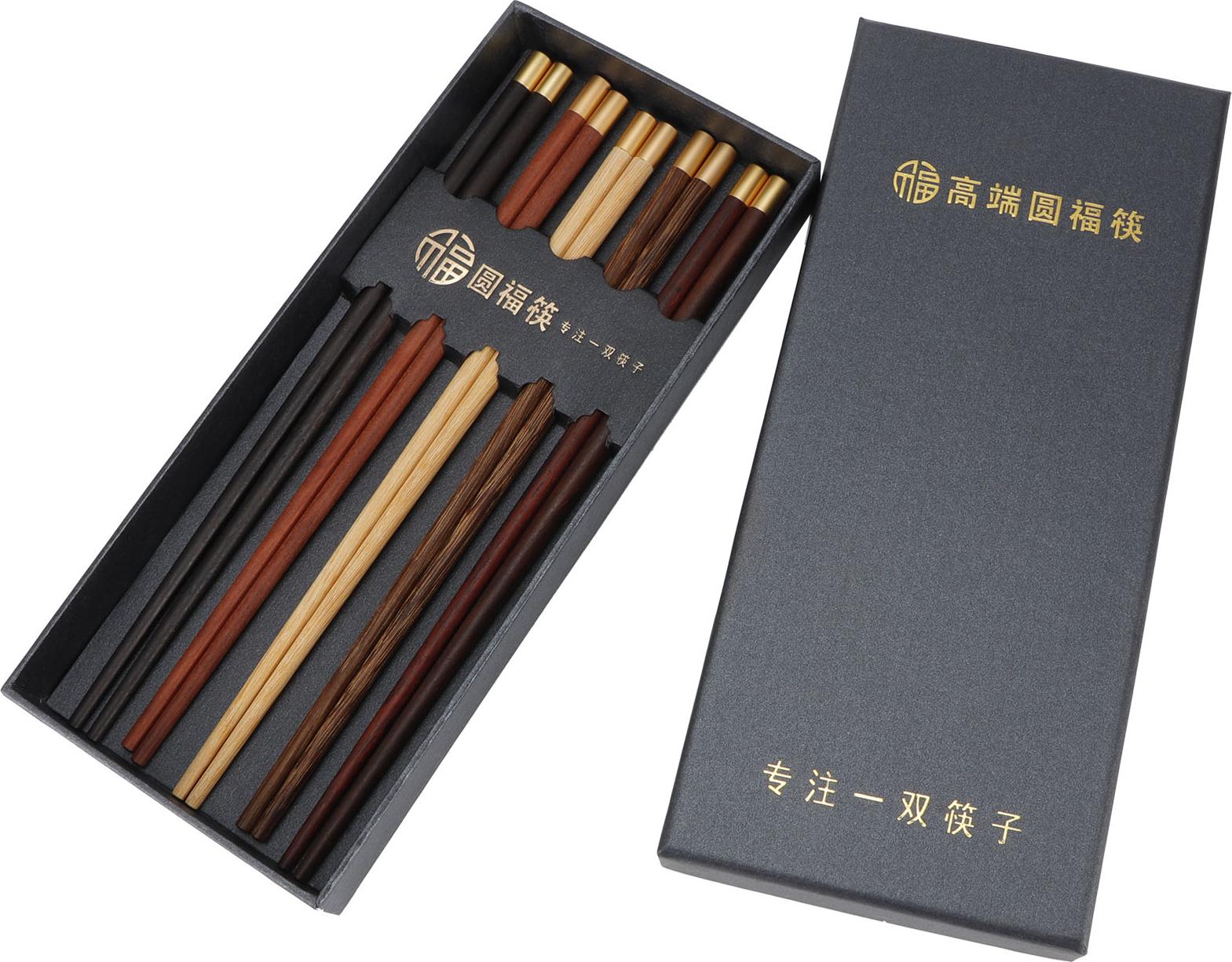 Cocosity Holz-Essstäbchen Wiederverwendbares Geschirr Sushi-Essstäbchen Geschenke Haushalts-Essbesteck