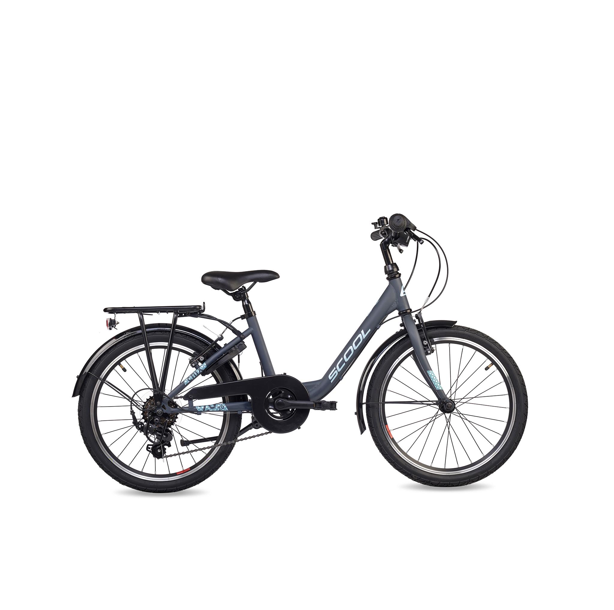 Kinderfahrrad-20-Zoll-Mädchen-SCOOL-chiX-K6-6-Gang-Dark-Grey-Kettenschaltung
