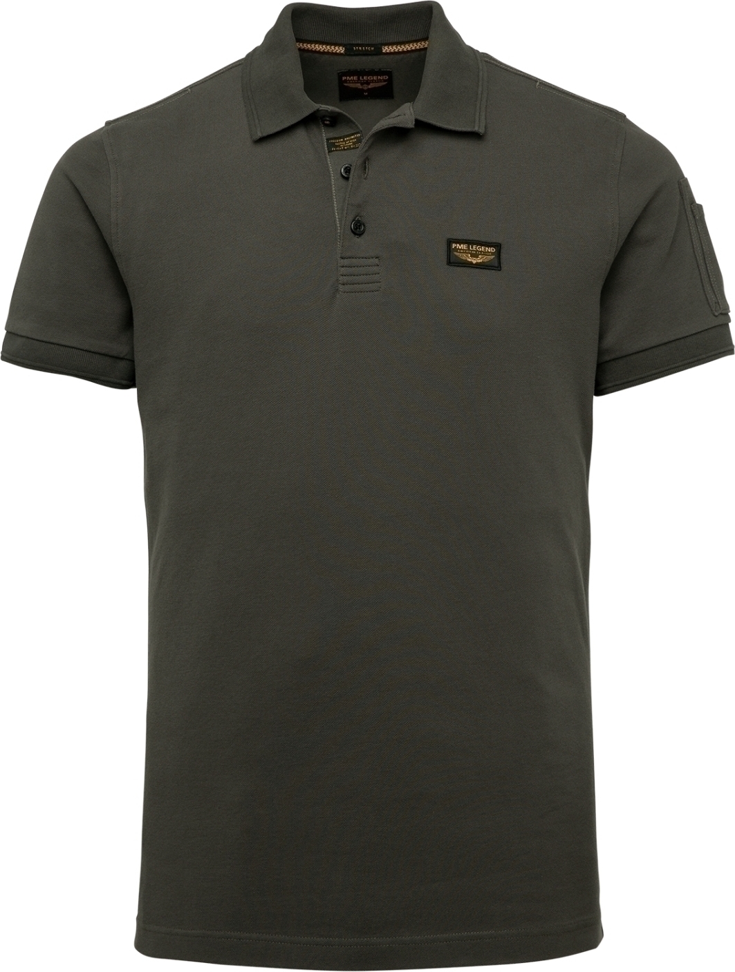 PME LEGEND POLOSHIRT asphalt PPSS0000861-8039 S PPSS2303899-5326