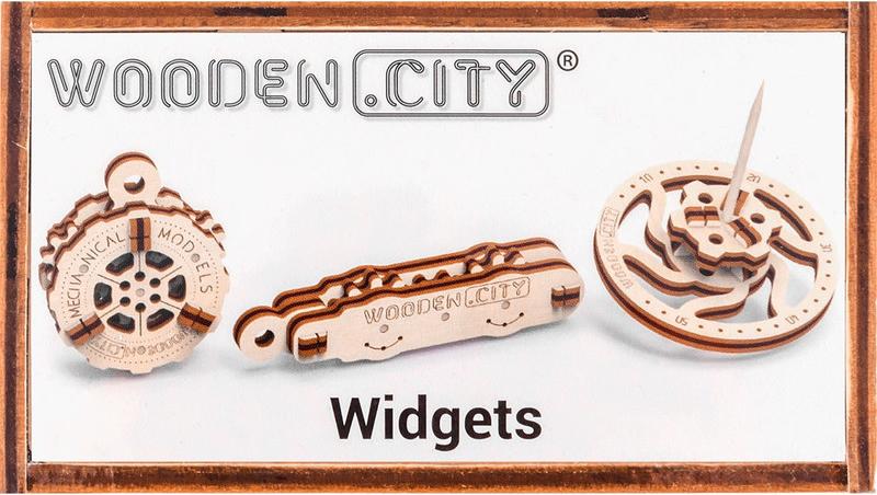 Wooden.City Holz Modellbau Widgets - 3D Puzzle Bausatz 430WR305
