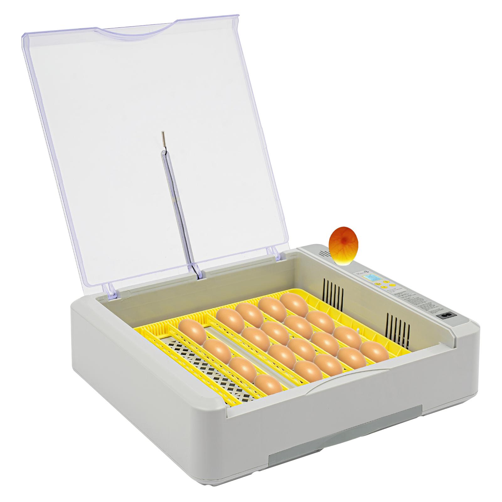 easybuy 36 Eier Eierbrutmaschine mit automatischer Eierwendevorrichtung digitale Geflügelbrutmaschine Mehrzweckbrutmaschine 14545454