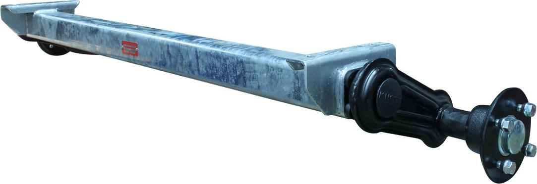 Knott Achsen ungebremst - 850 kg - VG8-M 900mm 25° 6AA013.009