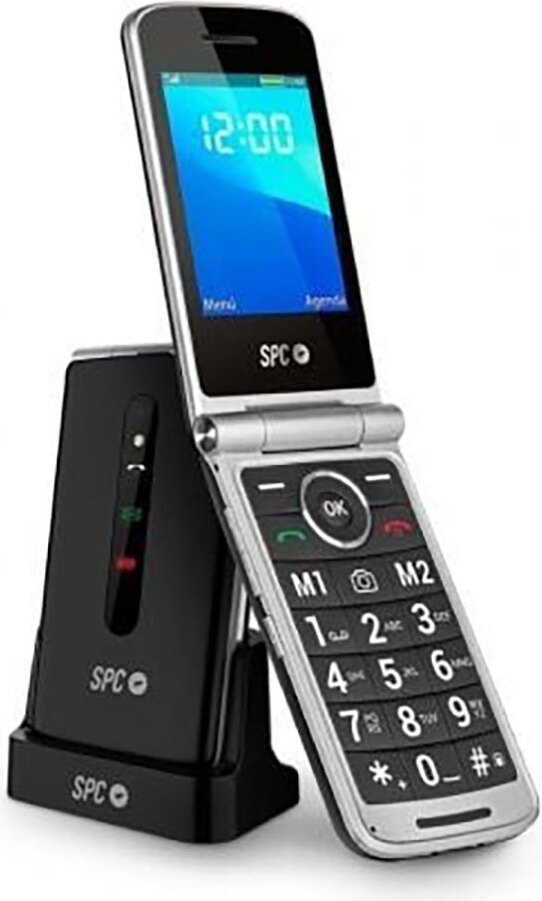 SPC Prince 4G Seniorenhandy mit großen Tasten und SOS-Taste Schwarz 2321NS