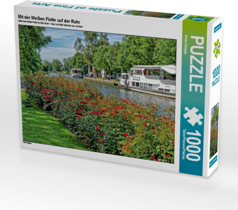 Calvendo Mit der Weißen Flotte auf der Ruhr 1000 Teile Puzzle quer 640x480mm, Hebgen Peter; 7289620