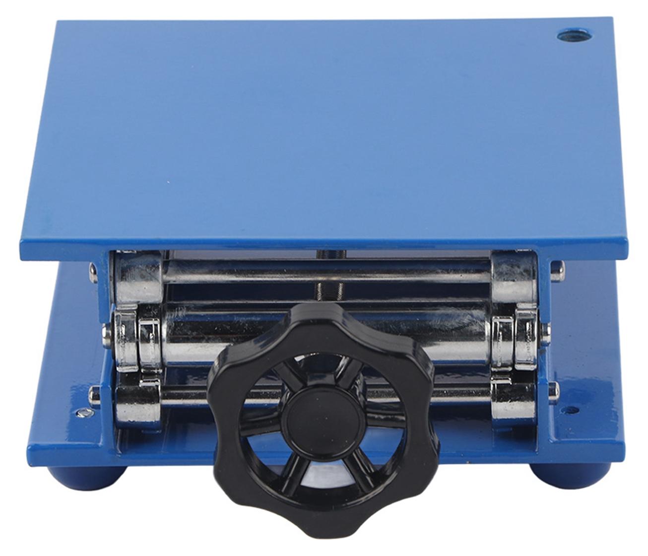 TWO TREES Labor-Hebebühne aus Aluminiumoxid, Scherenständer, 150 x 150 x 250 mm