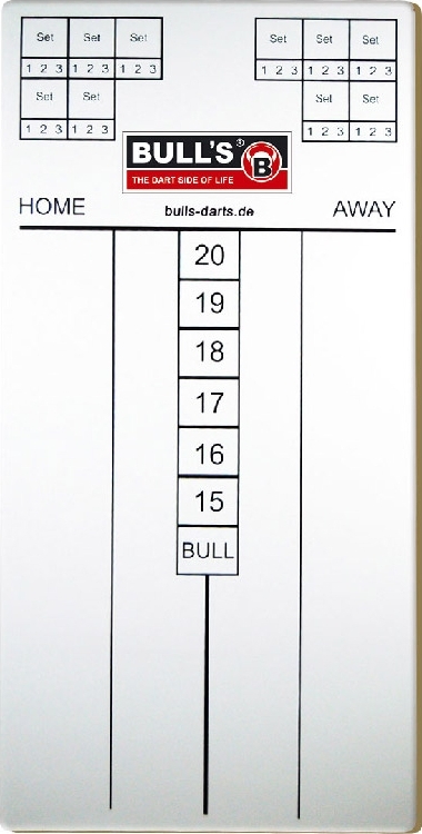BULL'S Markerboard Masterscoreboard 67307