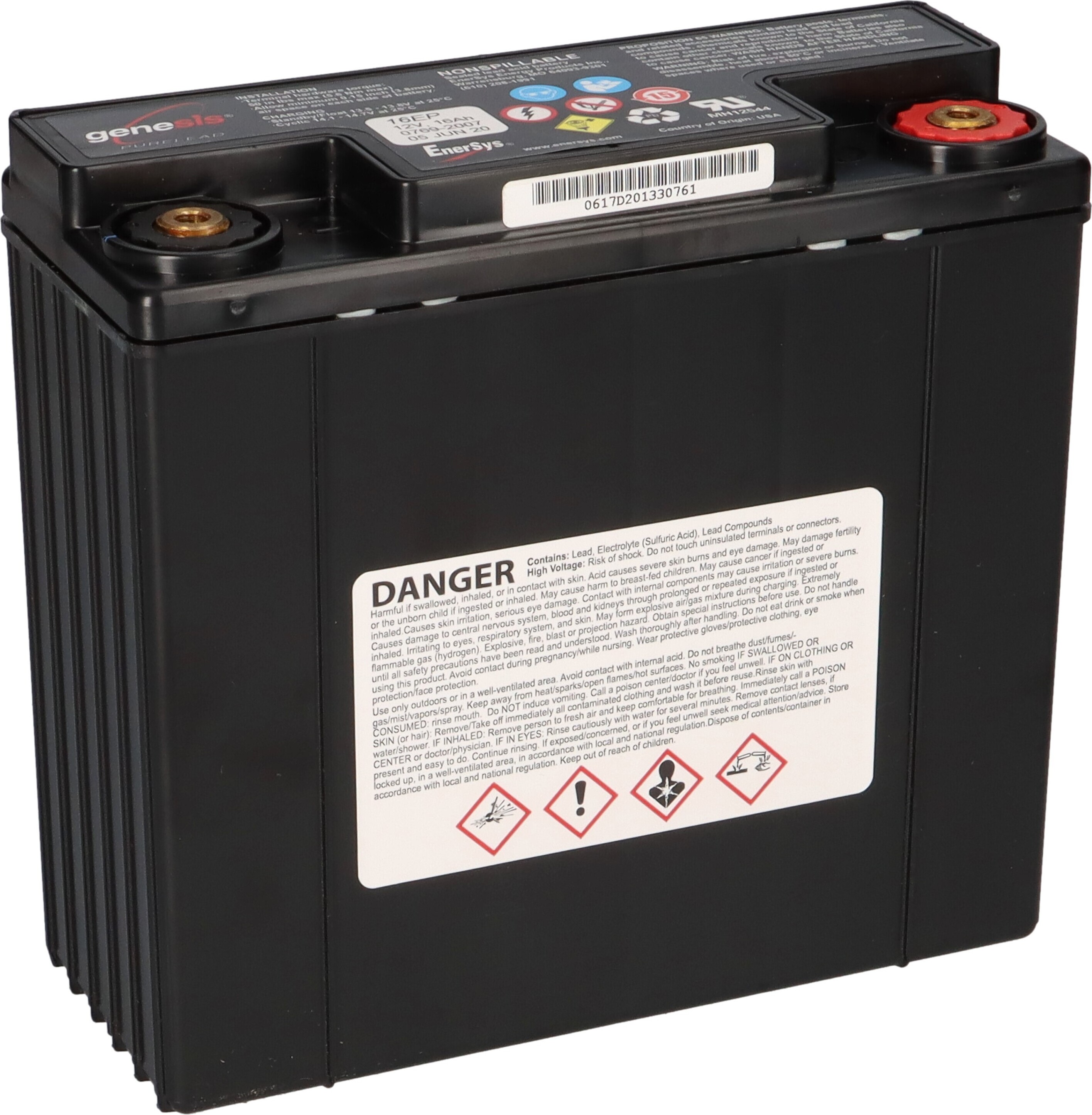 Enersys Hawker Hawker Enersys Genesis 12EP16 G16EP 12V 16EP 16Ah 3203