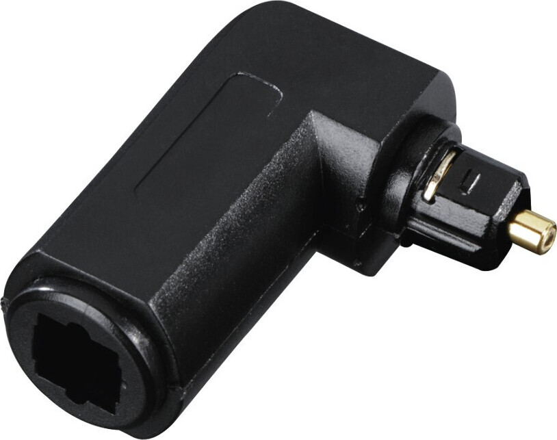 AVINITY ODT-Adapter, Toslink-Stecker - Toslink-Kupplung, vergoldet, 90° Flex (00127091)