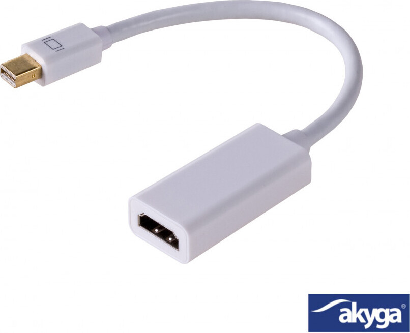 Adapter HDMI mini DisplayPort Akyga AK-AD-38 Konwerter DP 4K monitor laptop F/M