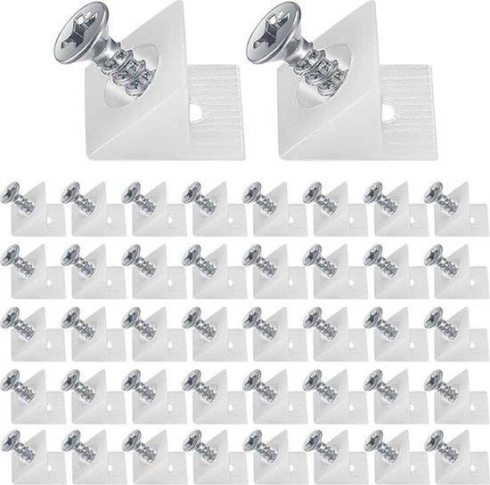 OEM Hausreparatur-Winkelstützen - 100 Stück, mit Schrauben - für Hausreparatur und Möbel - Ladengabeln - Winkelstützen Reparaturhilfe. 2026