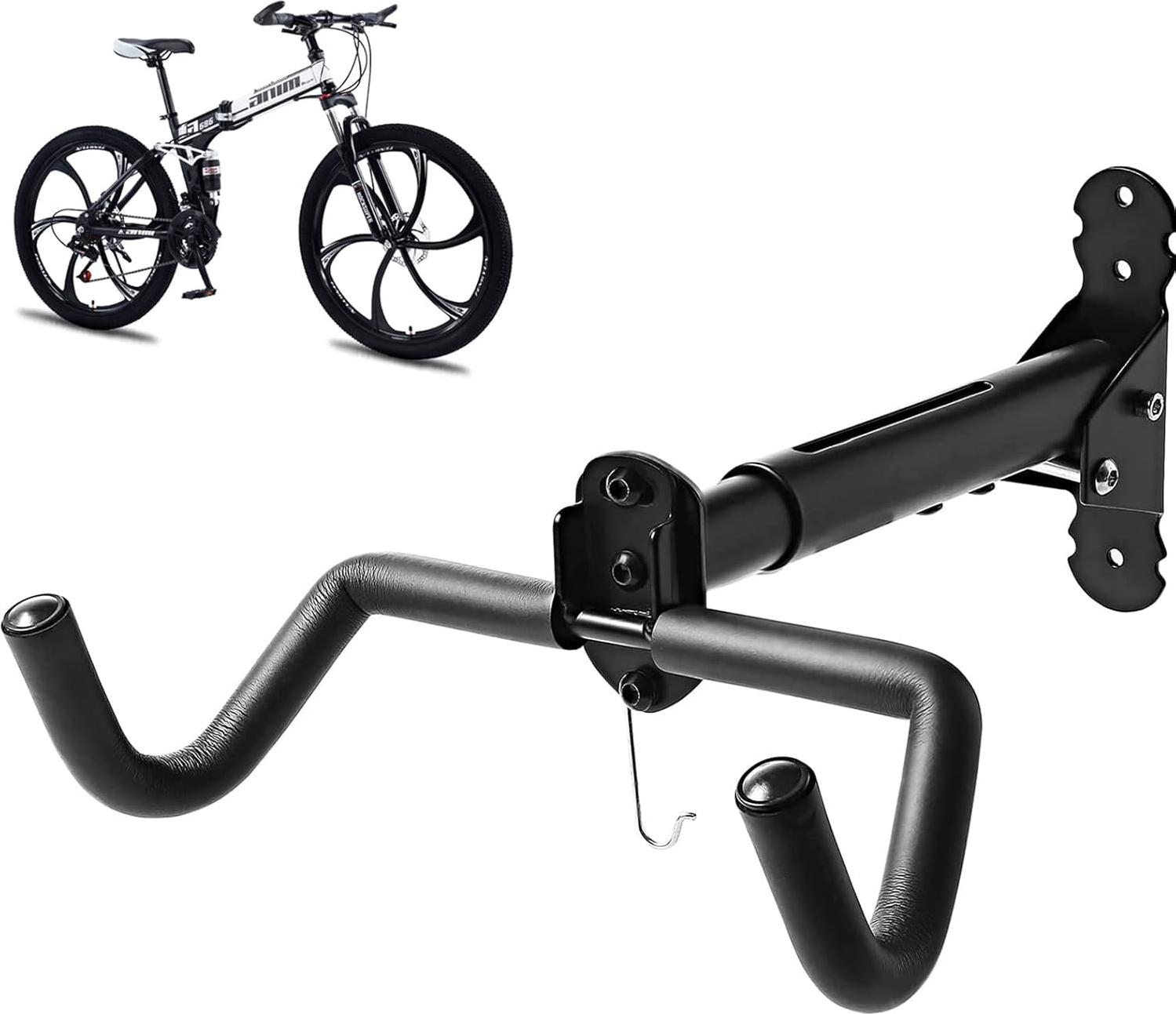 Markenlos Fahrradregal Wandlagerung - Fahrrad Wandhalterungen für die Garage - Indoor Fahrradlagerung - Deckenlagerregale - Halterung Regal