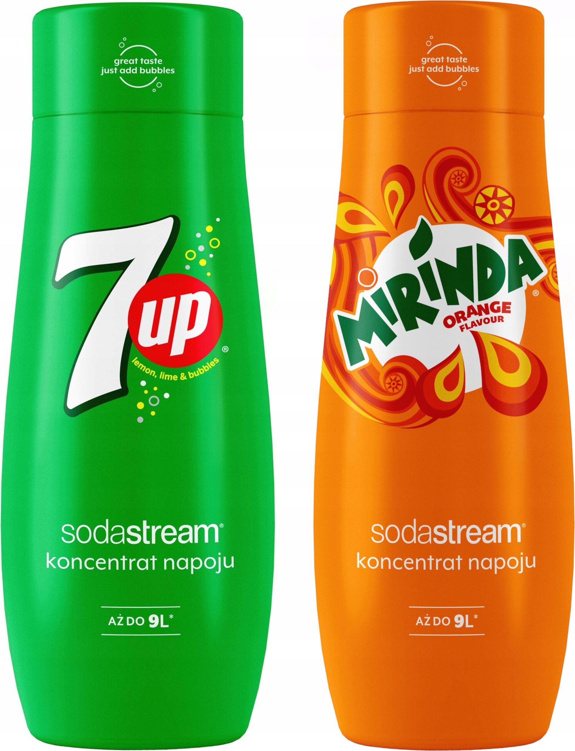 sada 2 koncentrátov SodaStream Mirinda+7UP