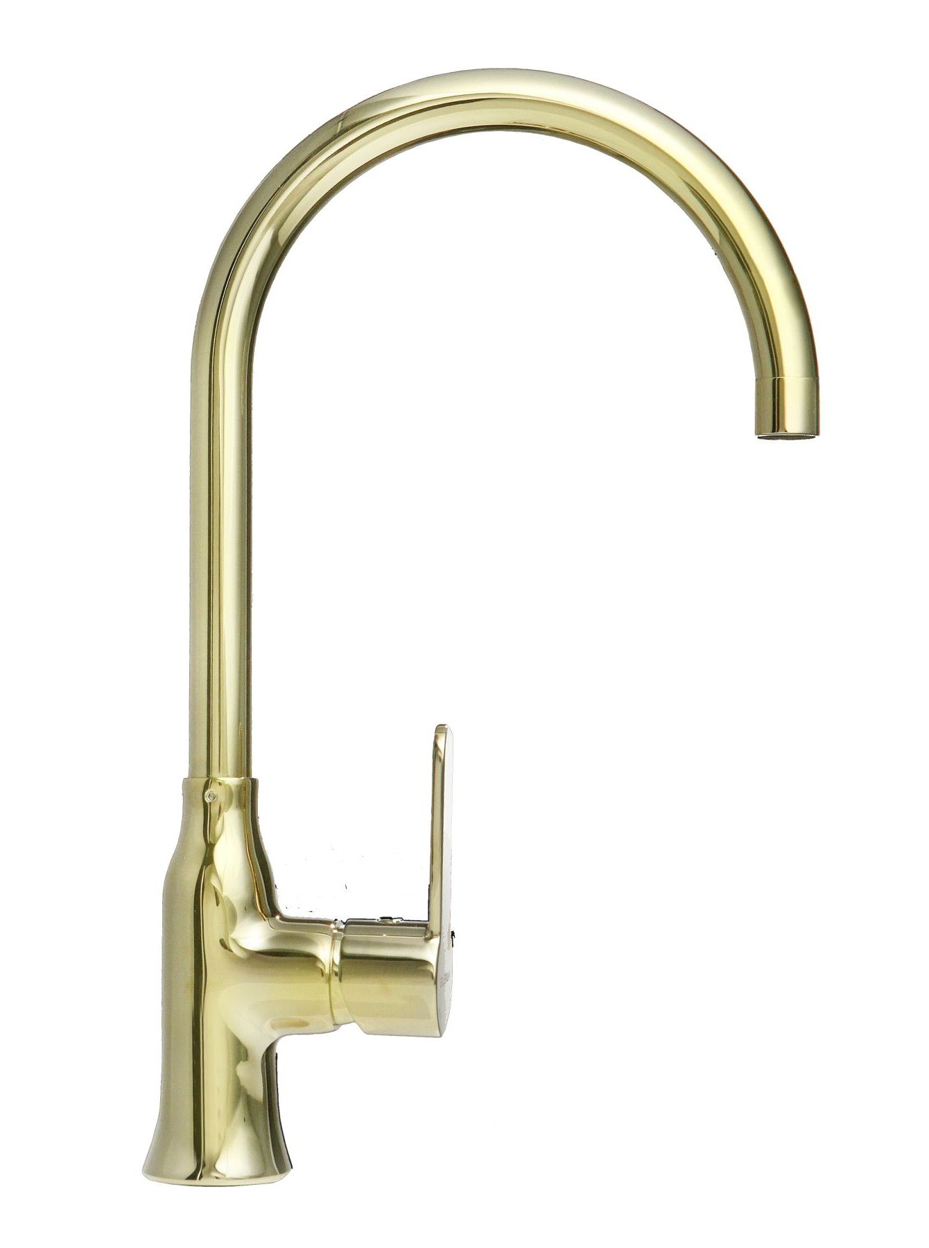 Küchenarmatur gold, Spültischarmatur Slim, Einhandmischer modern