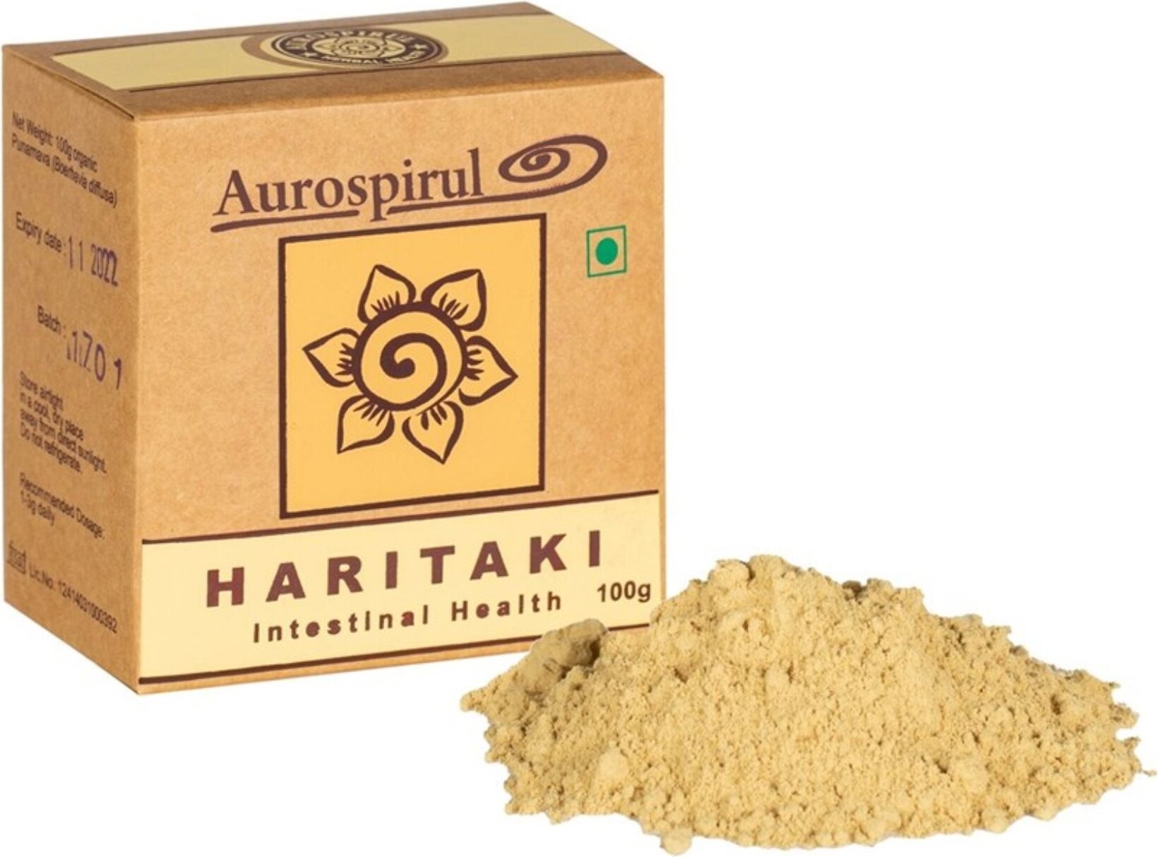 Aurospirul Haritaki Pulver (100 g) BI7870
