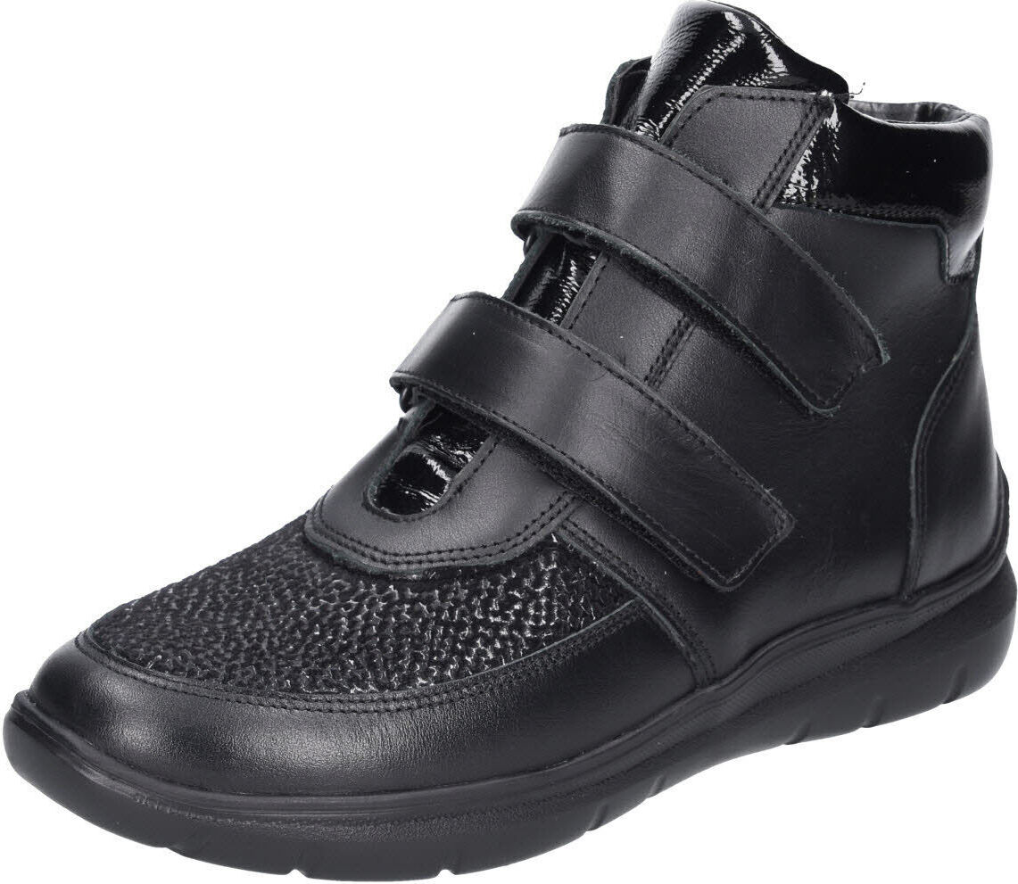 Waldläufer Damen Klettschuhe 12128-4.5, 12128-5, 12128-5.5, 12128-6, 12128-6.5, 12128-7, 12128-8 WDL-796H81-300 schwarz 6
