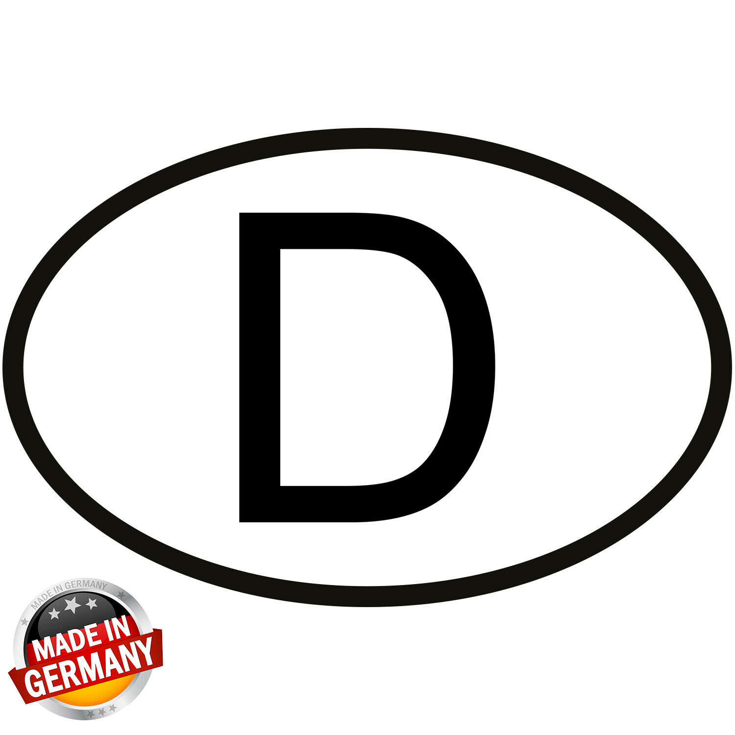 Aufkleber Auto-Aufkleber - D = Deutschland - 301048 versch. Größen