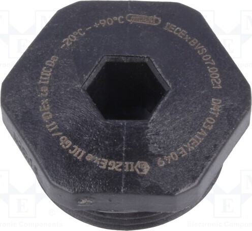 TNE 1x Blende IP68 -20÷90°C 1.297.2101.11 Stoppers Mat: glasfaserverstärktes _1GH_HUMMEL-1297210111