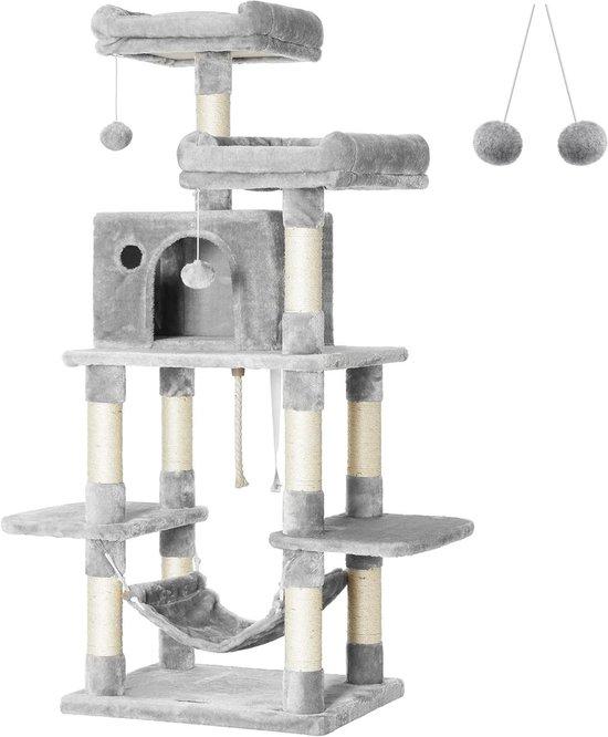 OEM Krallenschutzsäule 150cm Hellgrau mit Haarbällen 2026