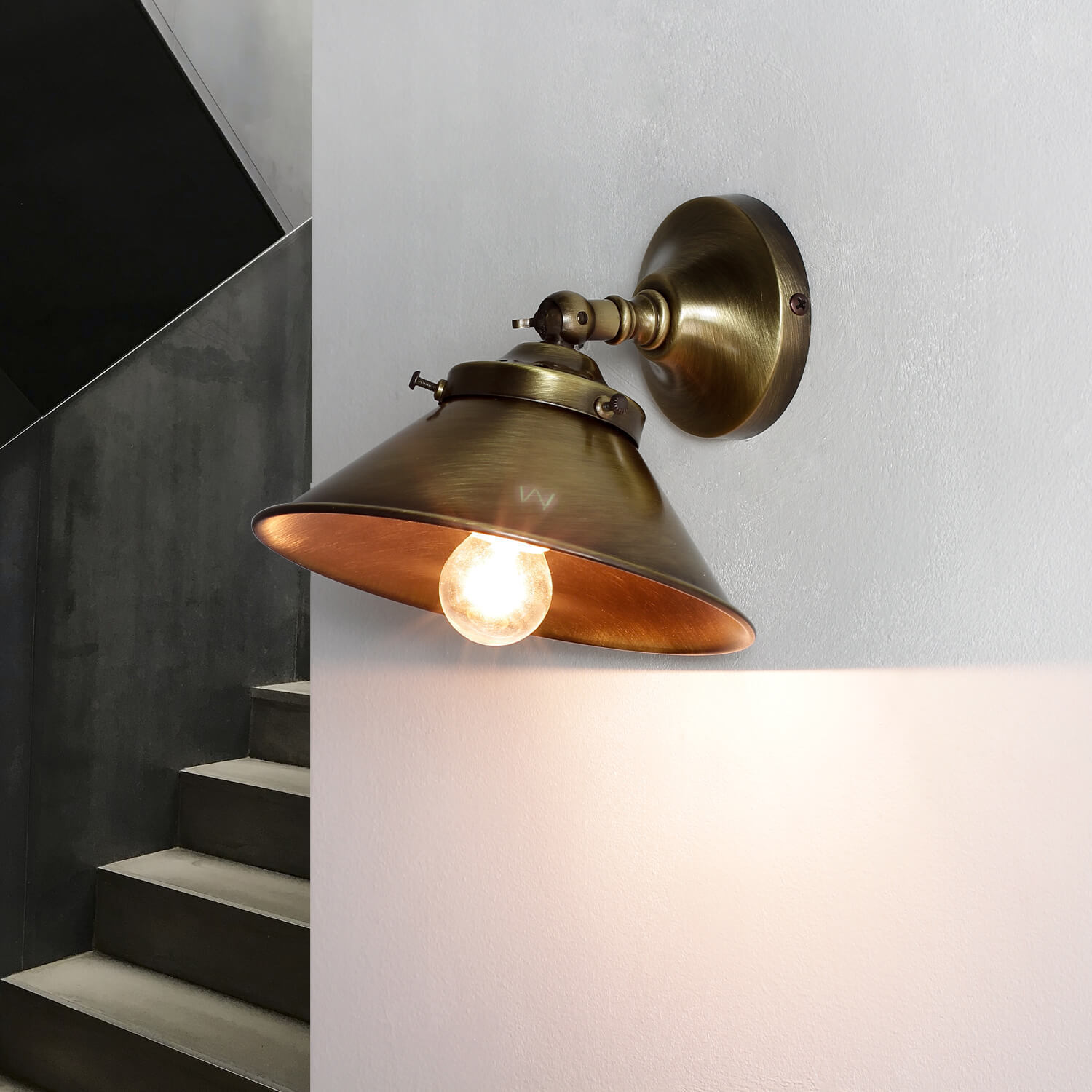 Licht-Erlebnisse Deckenleuchte Shabby Weiß Glas rund Jugendstil DEVDAN Deckenlampe Wohnzimmer 23310