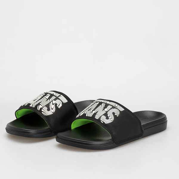 Pánske papuče VANS MN La Costa Slide-On TRIPPY GRAIN BLACK/BLACK - 42 - 9 - 8 - 27 cm