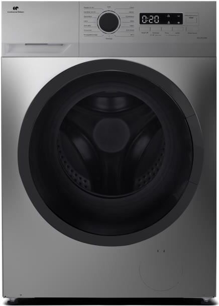 Waschmaschine Frontlader CONTINENTAL EDISON CELL914ISS, 9 kg, 1400 U/min, Induktionsmotor, , Silber, 59,5 cm Breite
