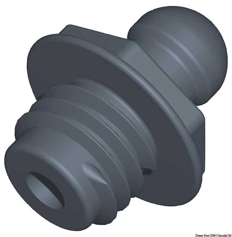 Delahousse Quick Fit-ball pin kurz/lang - Osculati 10.340.01