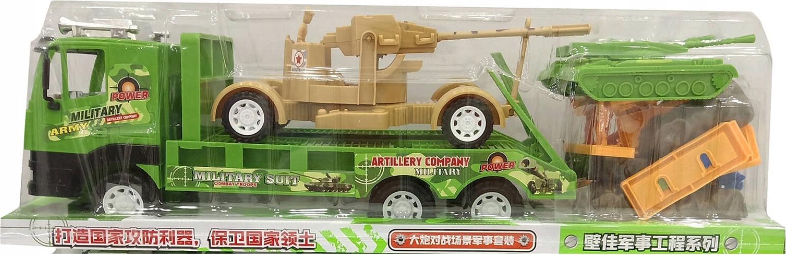 Trifox Militär Militär LKW Set Militärfahrzeug Militärpanzer Kanone
