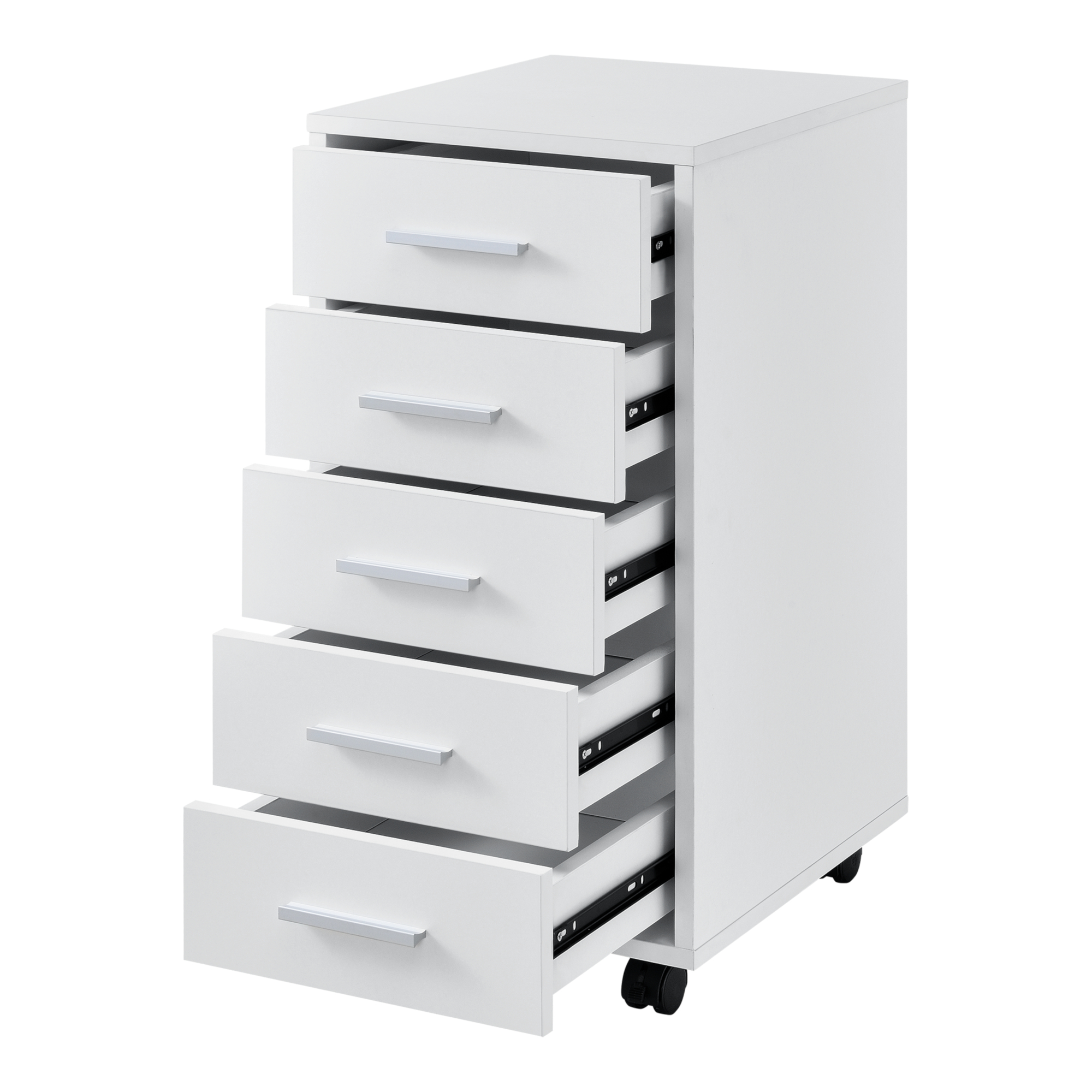 vidaXL Bürocontainer Rollcontainer Büroschrank Schubladenelement 5 Schubladen