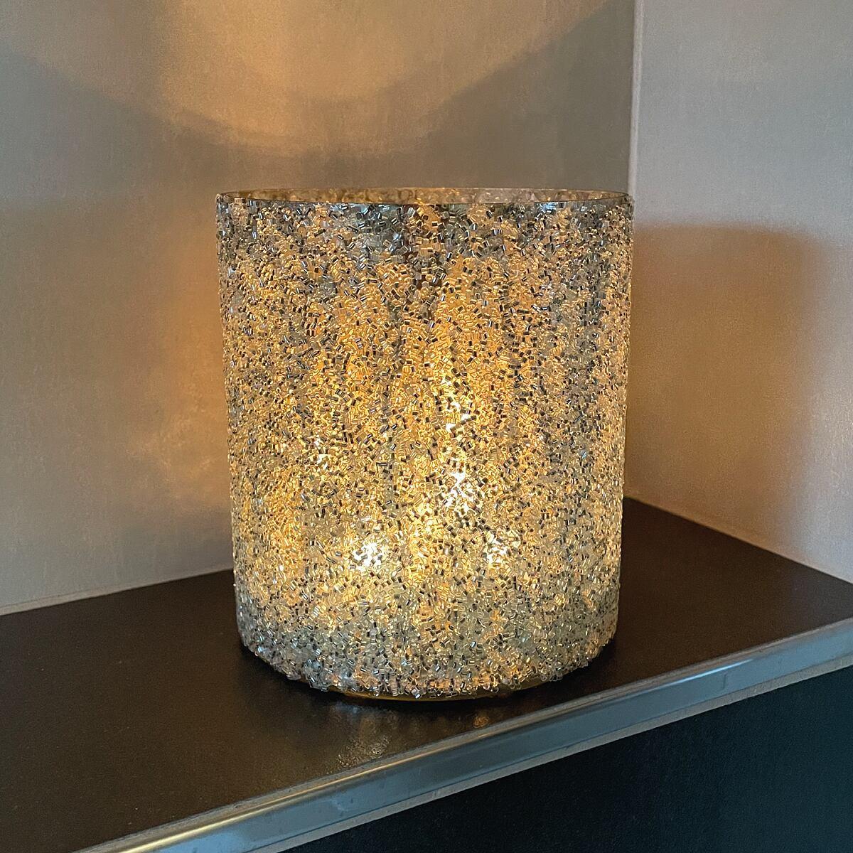 Prodex Kerzenbecher Silber Mittel 10 X 10 cm X68100860