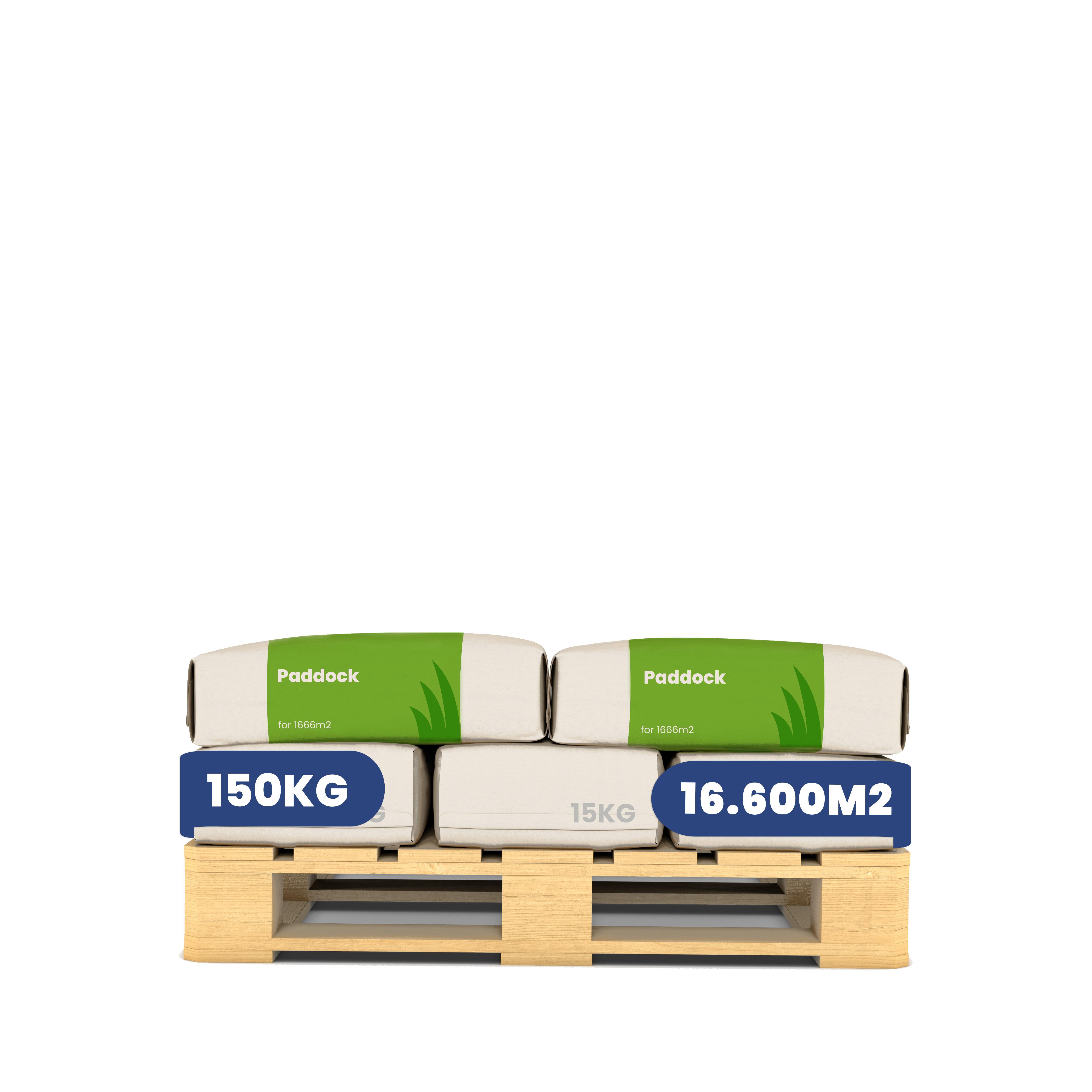 Weidegras Paddock Pferde 150 kg (10x15 kg) = 16.660 m² Gras für Koppeln & Pferdeweiden – Organifer 279772