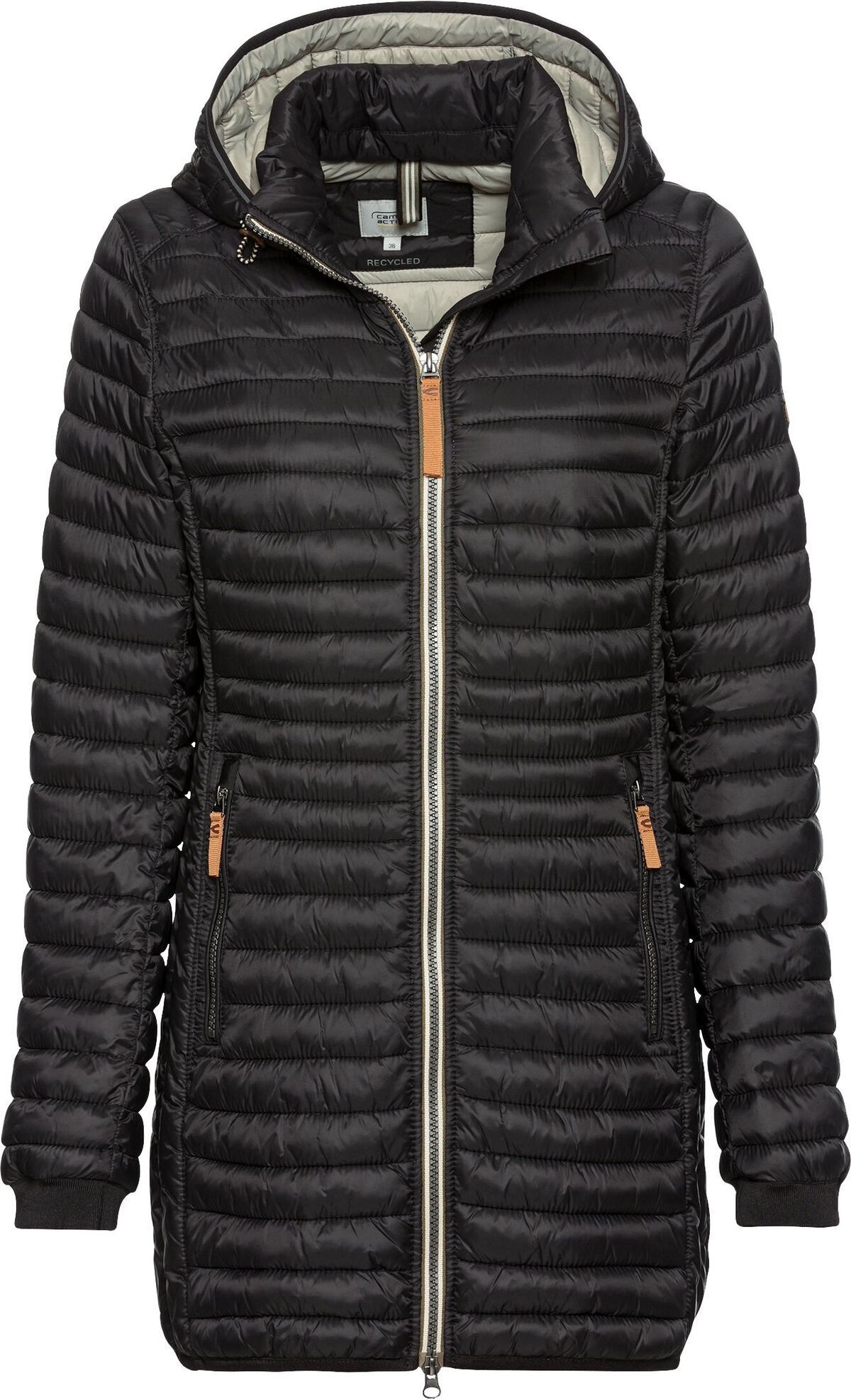 camel active regular fit bodywarmer met opstaande kraag en labeldetail in offwhite online kopen | P&C