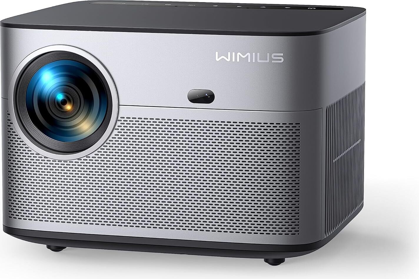 Projektor, 22000 lumenov WiFi Bluetooth projektor Full HD 1080P, domáce kino video projektor 4K kompatibilný s Fire Stick, X-Box, PS5, notebook, USB, mobilný telefón