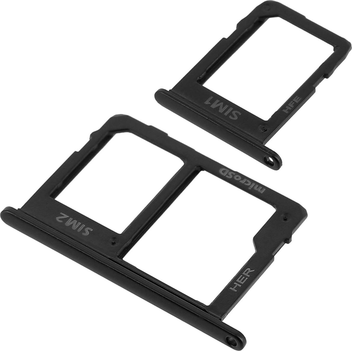 1x držiak na kartu nano SIM, 1x držiak na kartu nano SIM/micro SD pre Galaxy J6