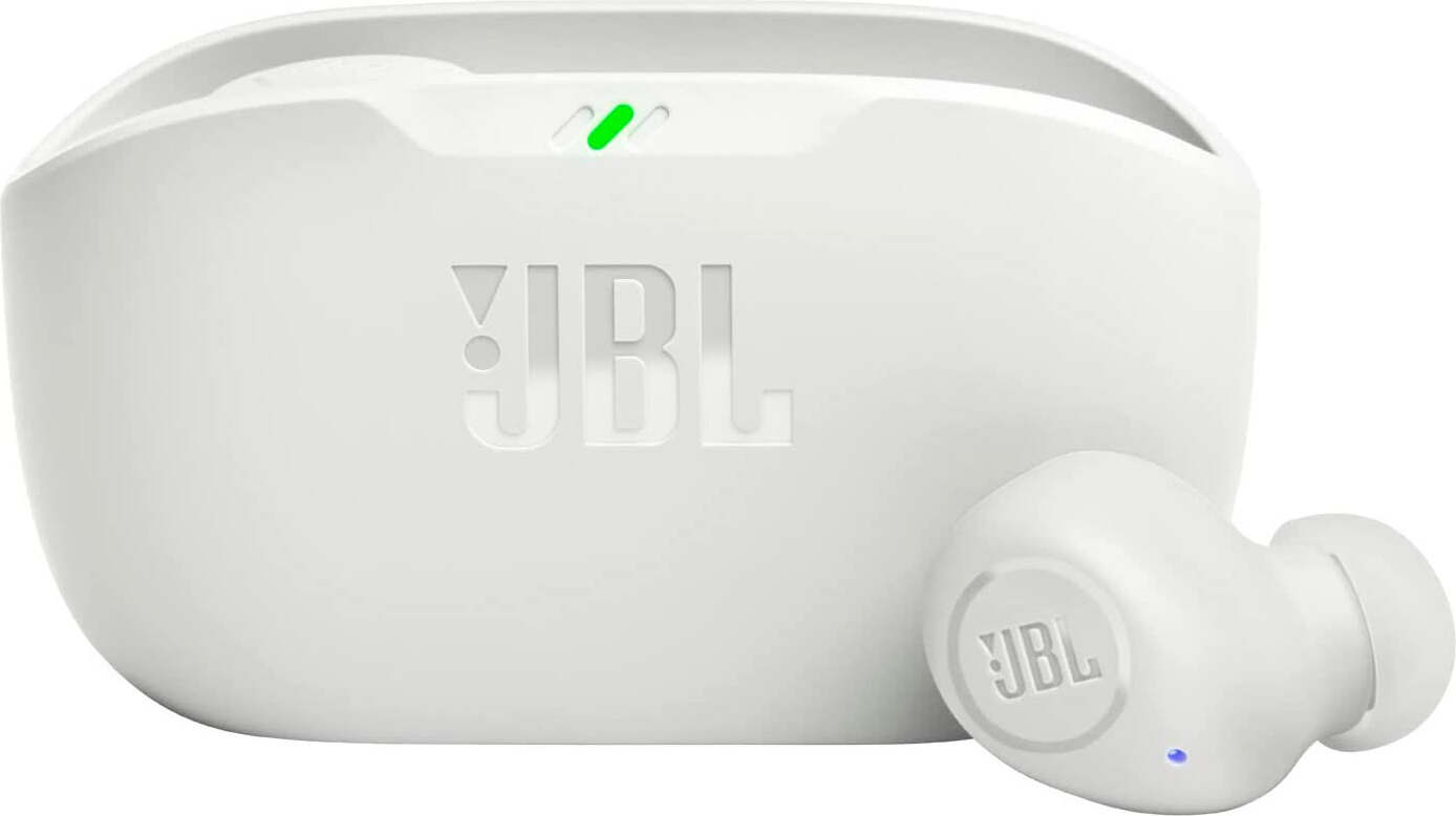 JBL Wave Buds Kopfhörer True Wireless Stereo (TWS) im Ohr Anrufe/Musik/Sport/Alltag Bluetooth Weiß JBLWBUDSWHT