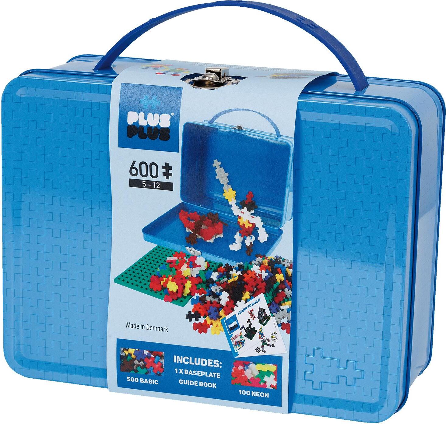 Plus-Plus A/S Plus-Plus 600 Kreativ Bausteine Metallbox 11110342