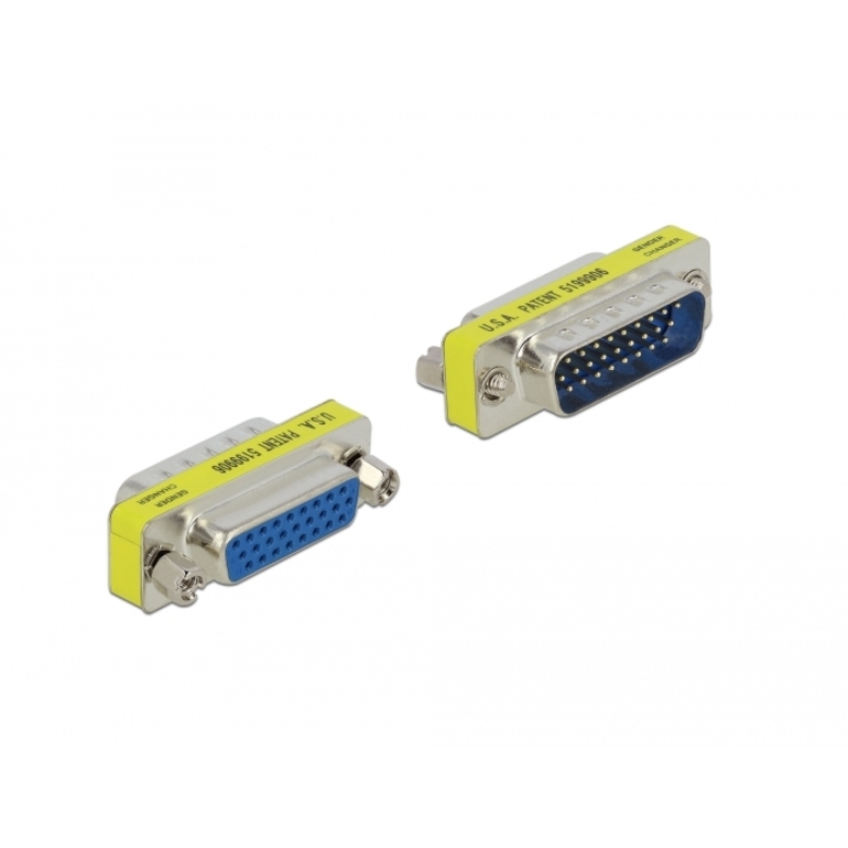 Delock Serieller / paralleler Gender Changer - DB-26 (M) 65111