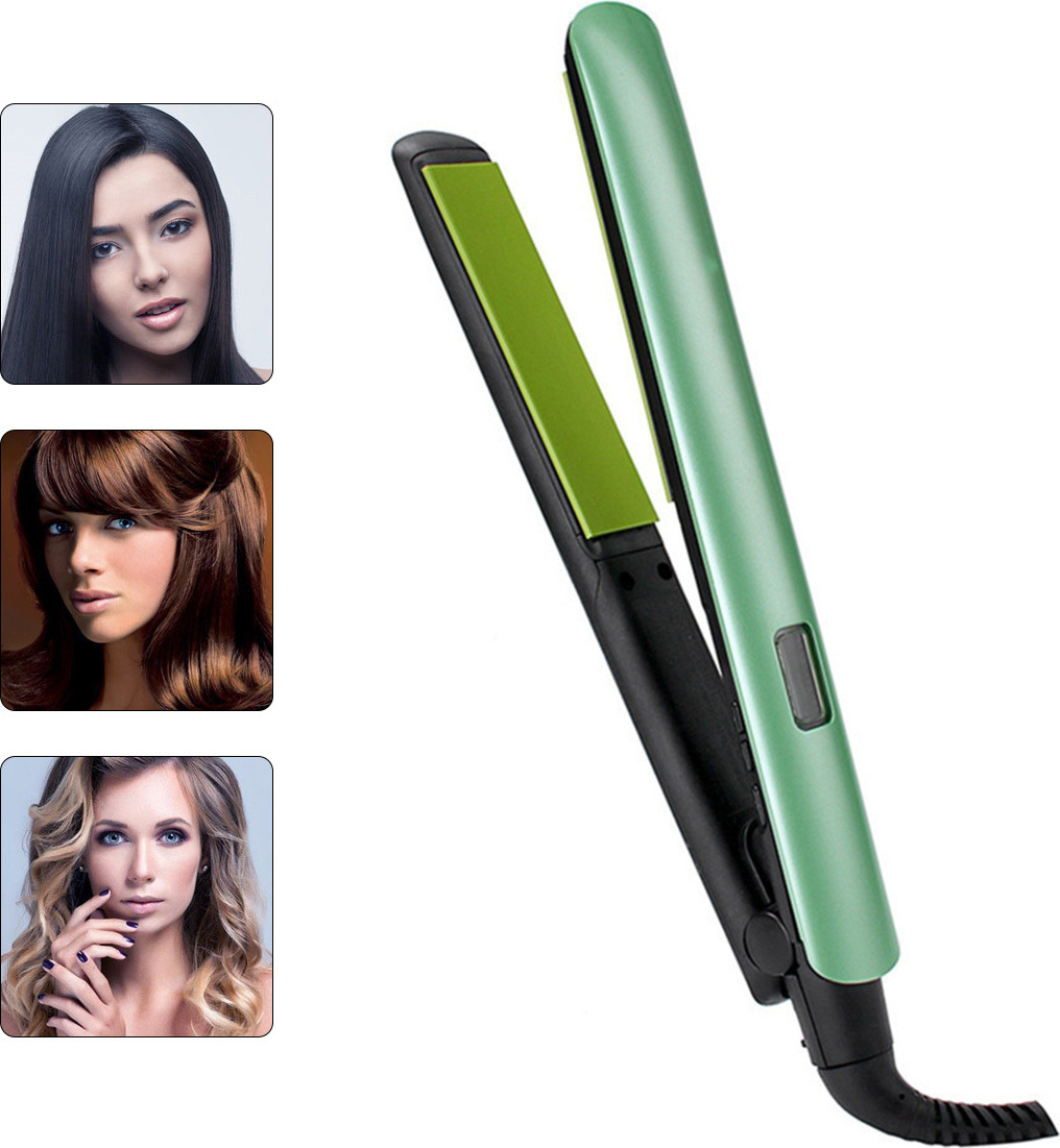 Welikera Glätteisen Haarglätter und Lockenstab 2 in 1,LED-Temperaturanzeige KAUF-INTT-HB304-4