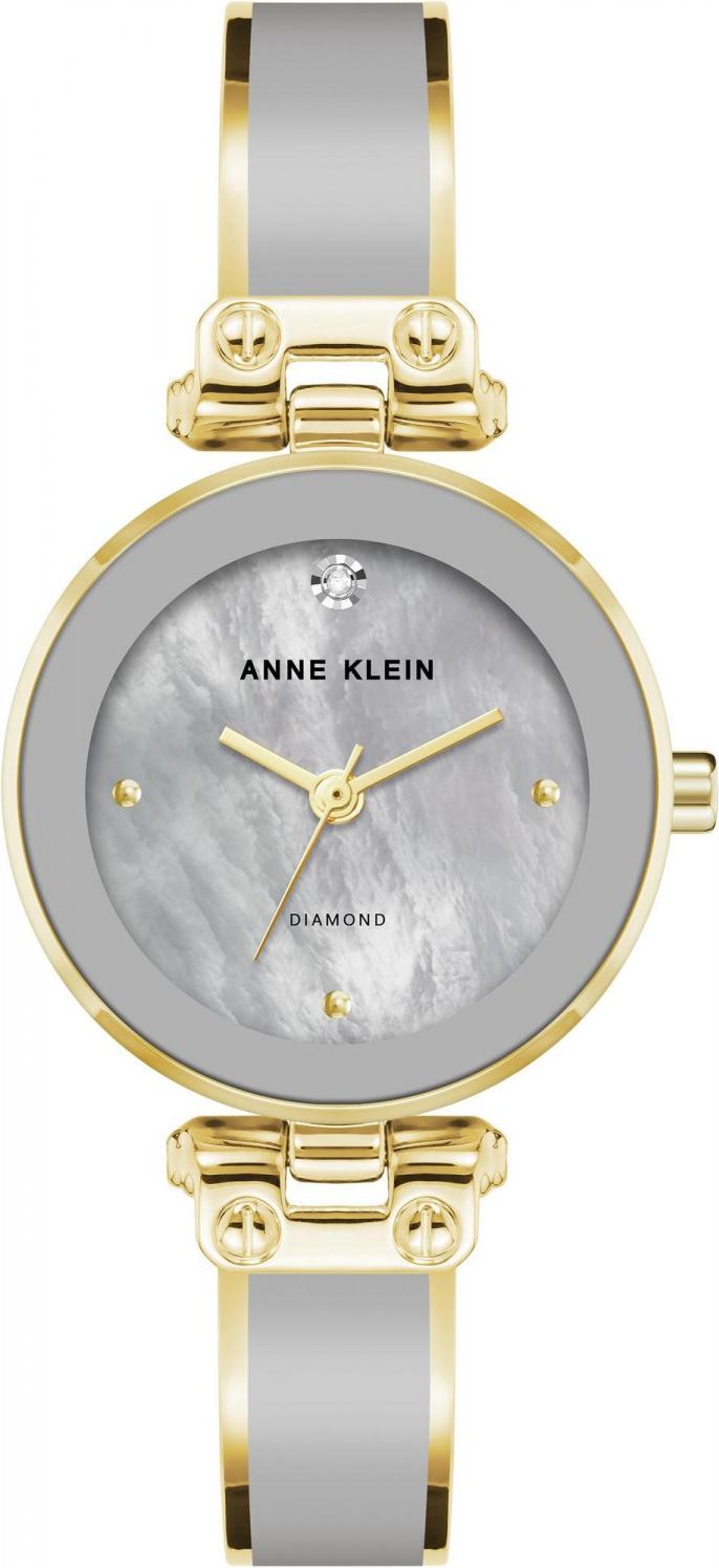 Anne Klein AK-1980LGGB sivé hodinky