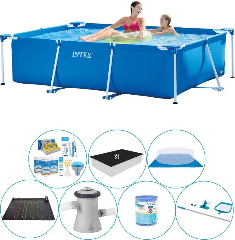 Rámový bazén Intex Rectangular 220x150x60 cm - Komfortný balík pre bazén