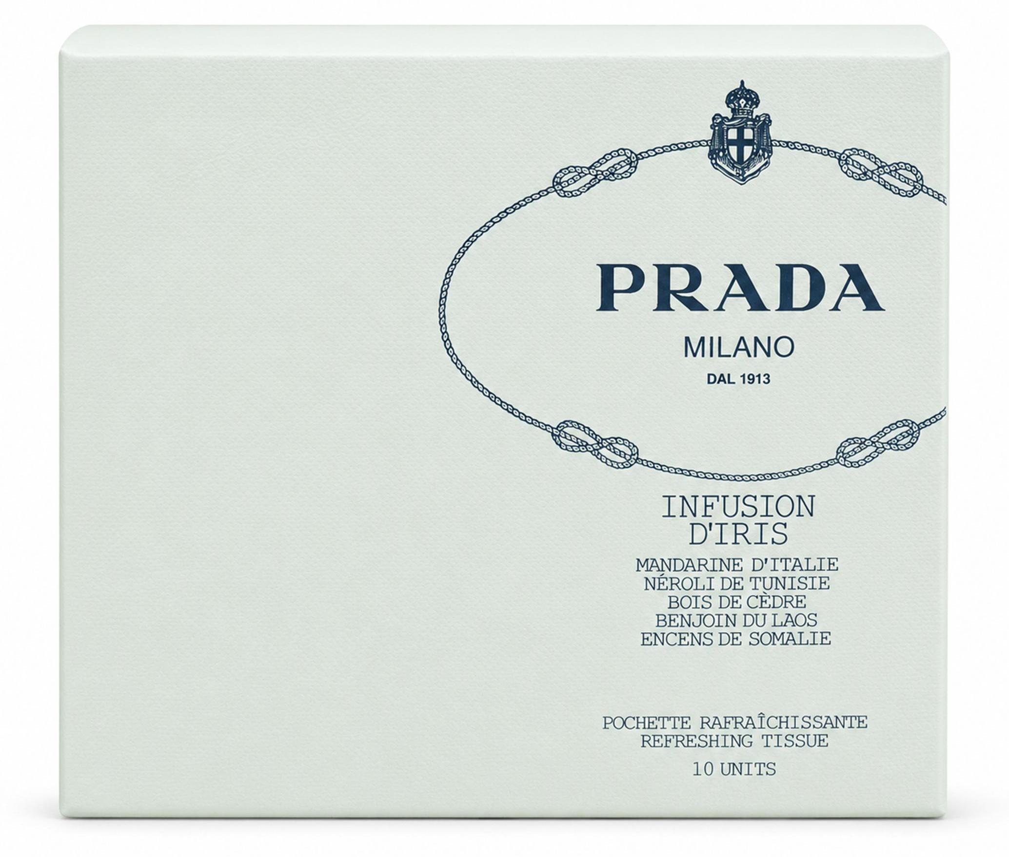 Prada Infusion D´iris Refreshing Tissue erfrischungstücher 10 Stück / Units