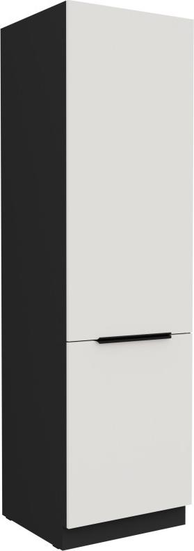 VENETI LUNARA Küchenvitrine – Breite 60 cm, weiß/schwarz 041-08-03069