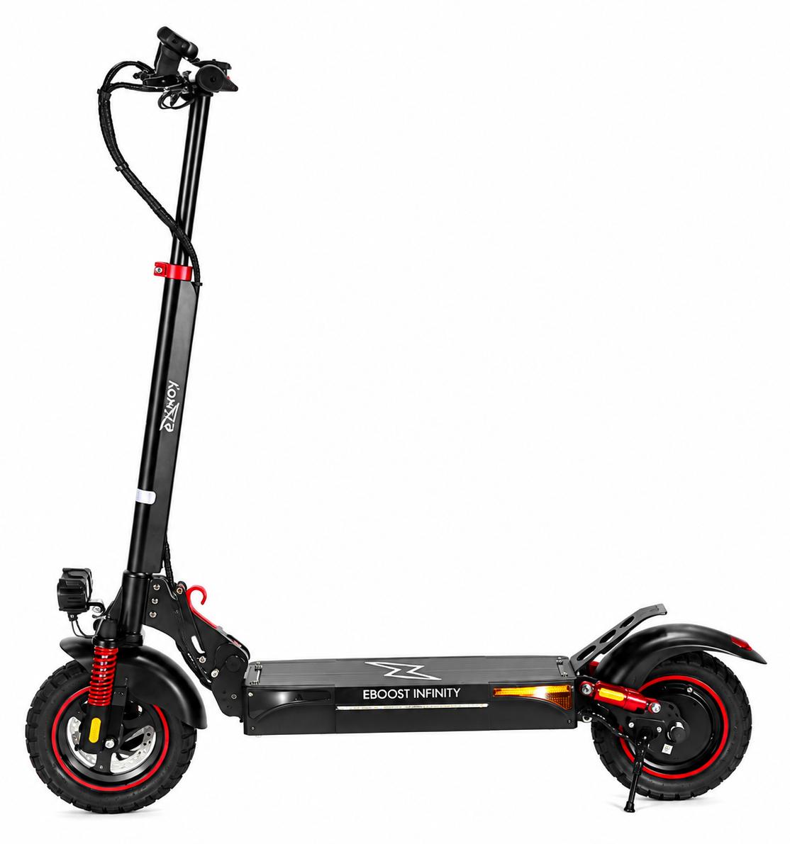 Elektrická kolobežka pre dospelých EBOOST INFINITY – dojazd až 80 km – bezdušové pneumatiky Cross 10” – batéria 54 V/20 Ah – hmotnosť 23 kg