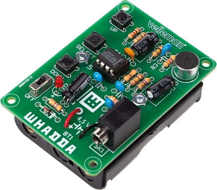 VLM Whadda Lötkit, Stimmenverzerrer mit 4 Tasten zur Steuerung der Verzerrungsoptionen und zur Regelung WSAH171N