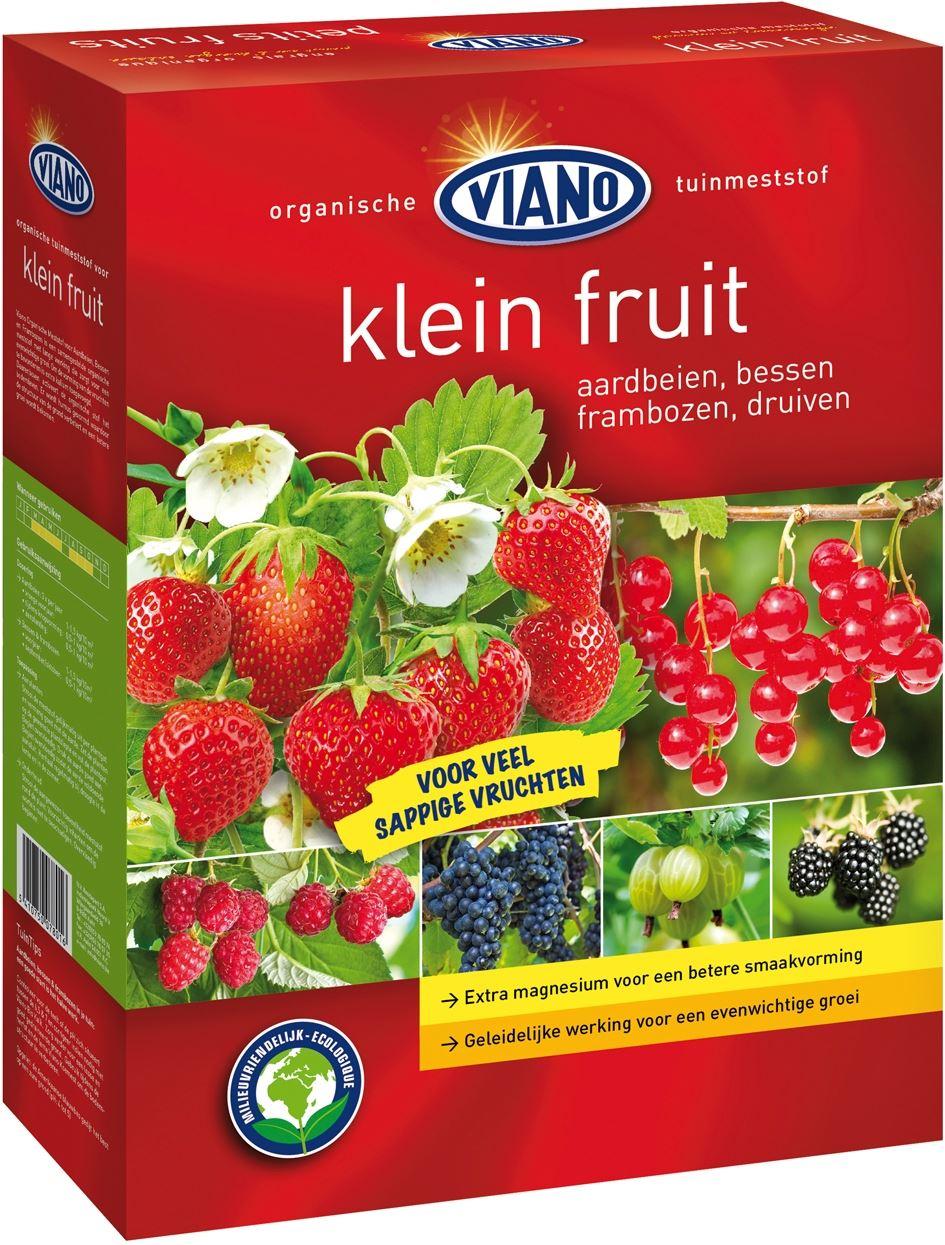 Viano Dünger für Erdbeeren & Kleinobst - 4 kg - für 100 m² - Zusammensetzung: NPK 6-6-9(+3MgO)