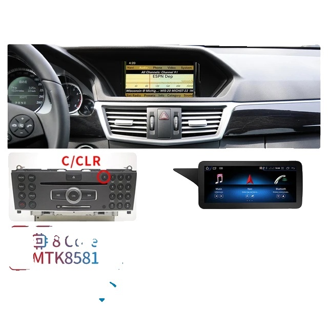 Autorádio, bezdrôtové pripojenie, Android Auto, CarPlay, NTG 40 MTK 4-32GB, osemjadrový