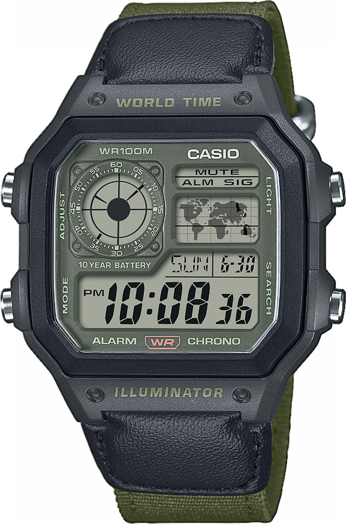 Orologio Casio Sportivo Casio Férfi óra - AE-1200WHUB-3AVEF - Standard - Sport órák Orologio Digitale Uomo Casio - 7